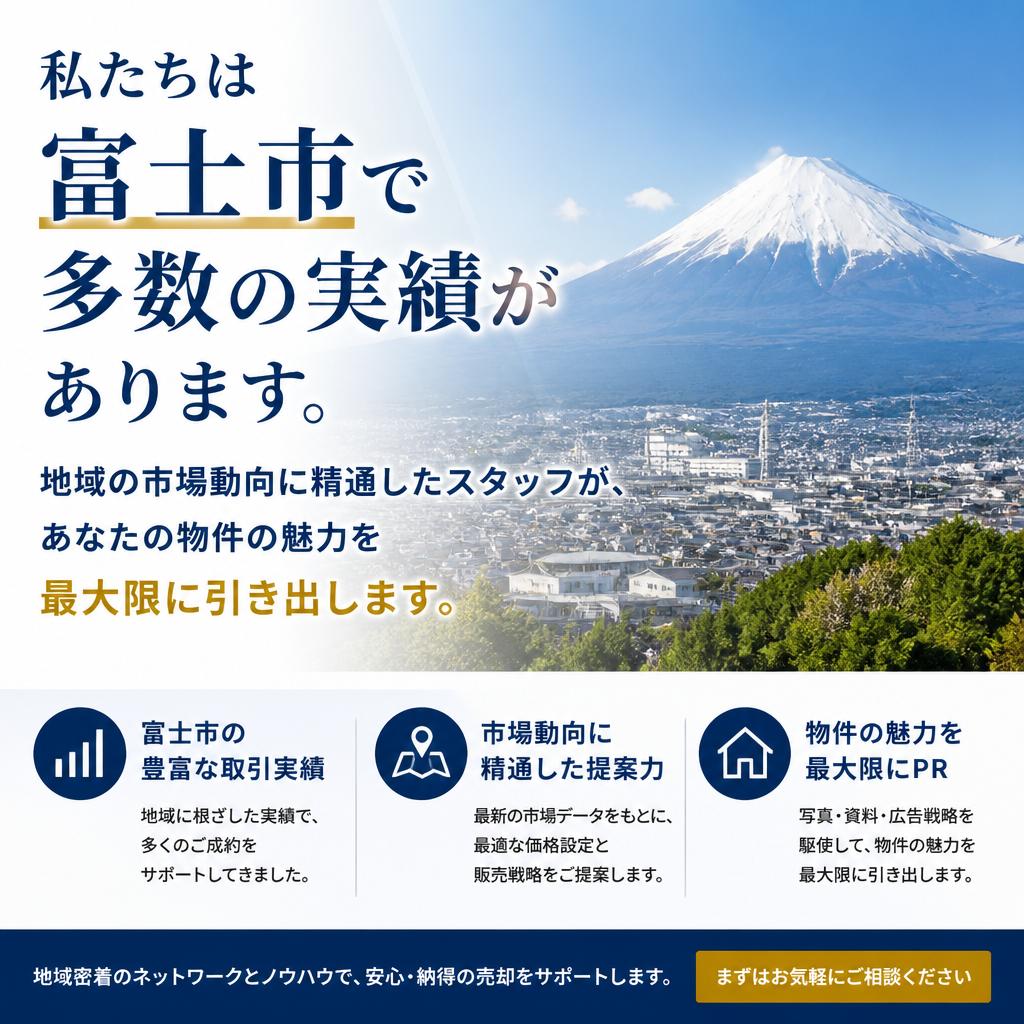 富士市の不動産売却実績