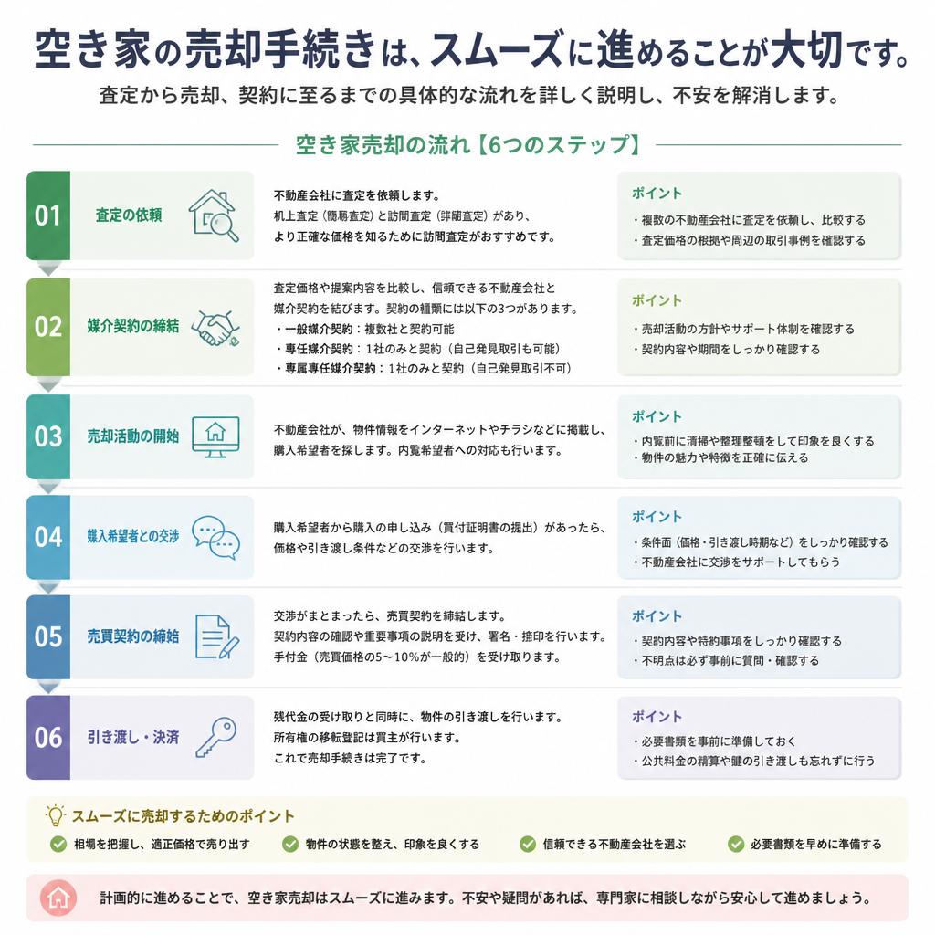 スムーズな売却を実現するための流れ