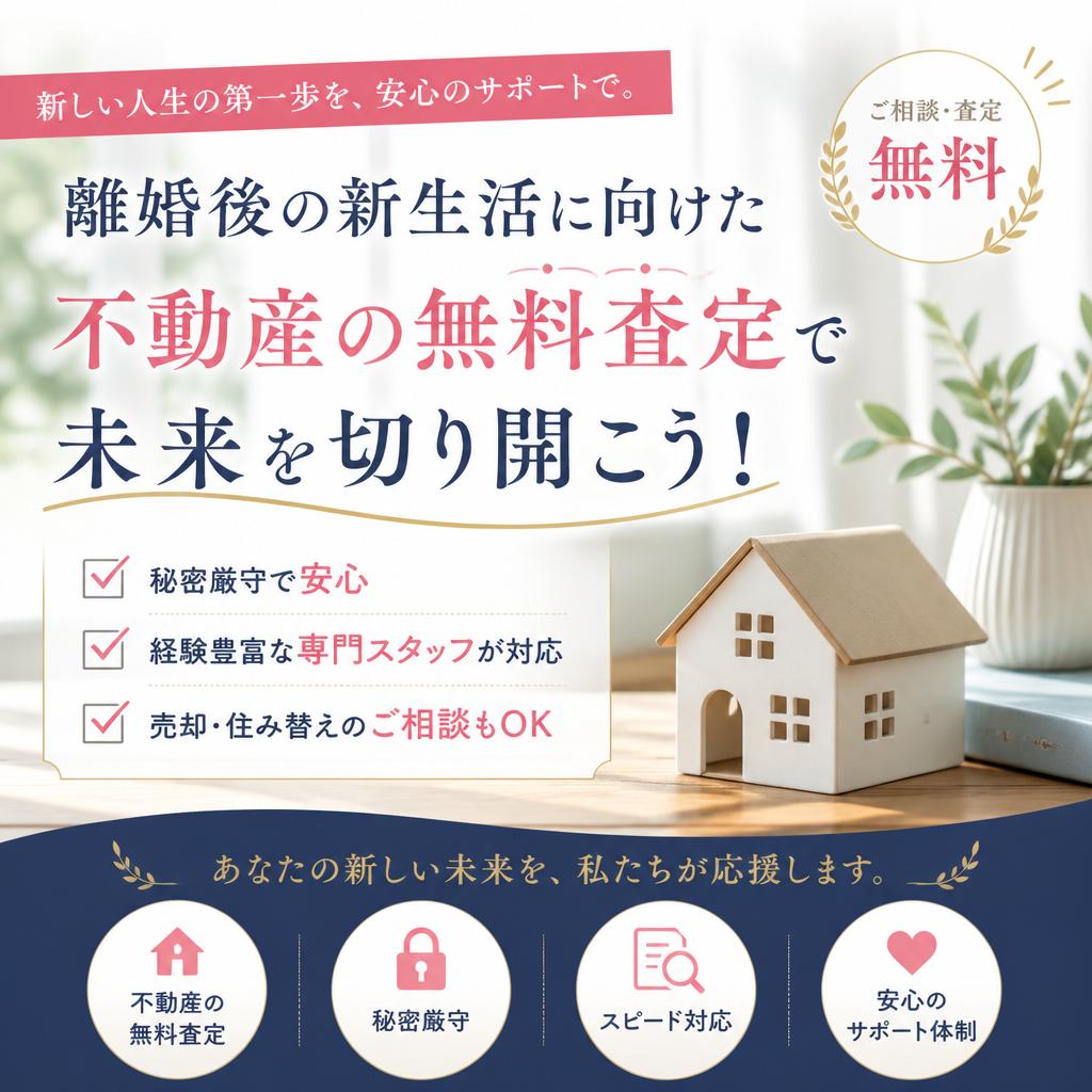 離婚後の新生活に向けた不動産の無料査定で未来を切り開こう！