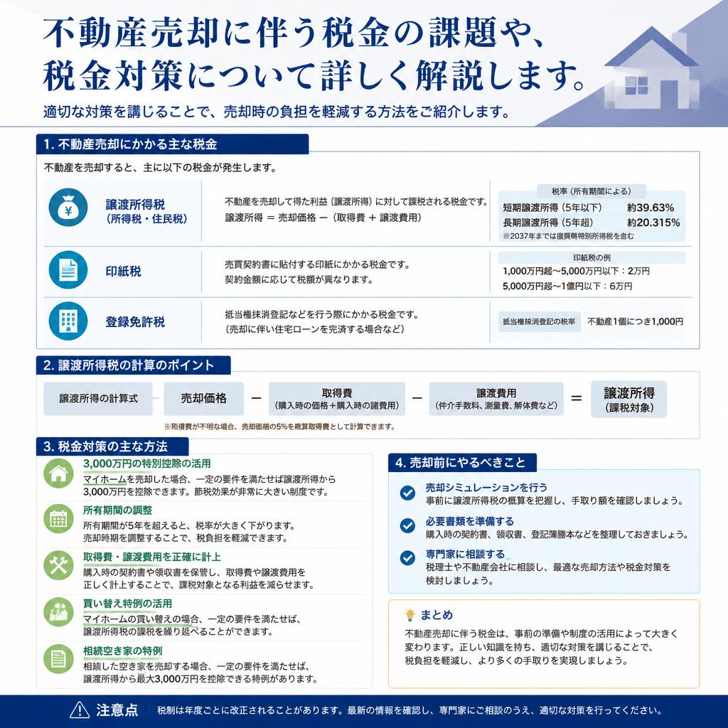 税金対策とは？不動産査定の視点から