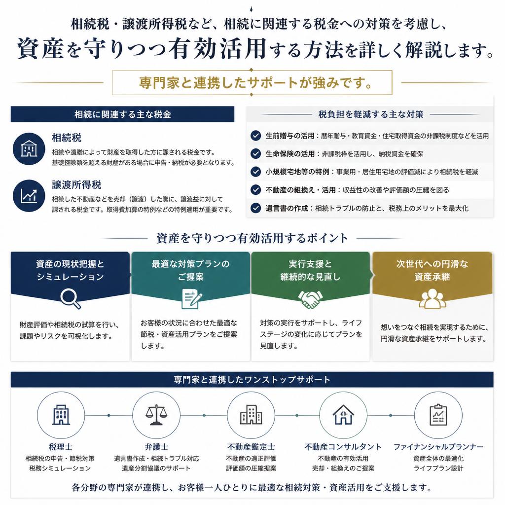 相続時の税金対策を考える