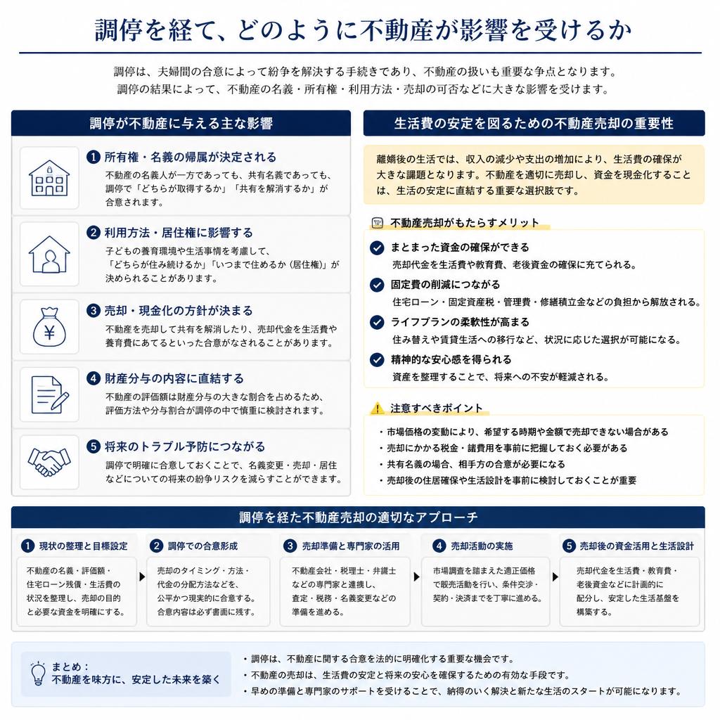 調停と不動産のつながり