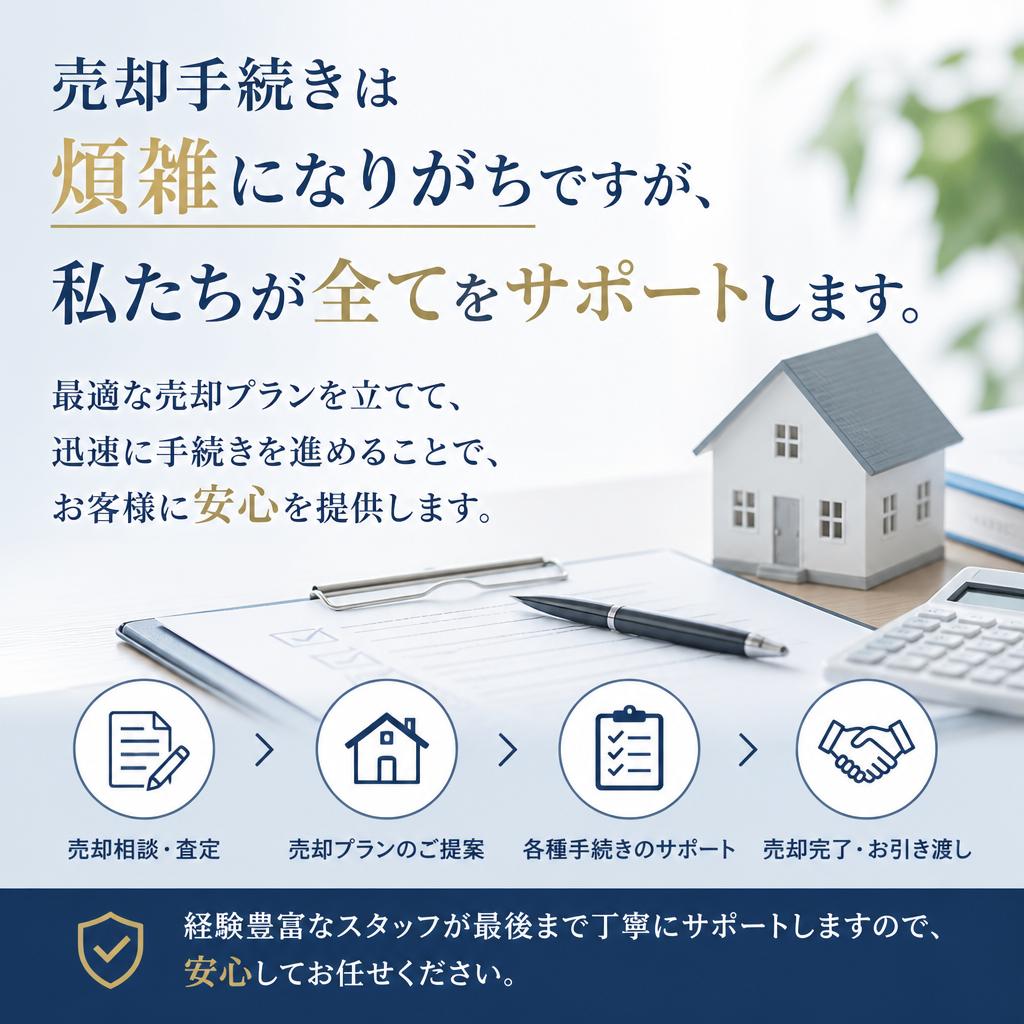 不動産売却のスムーズな手続き