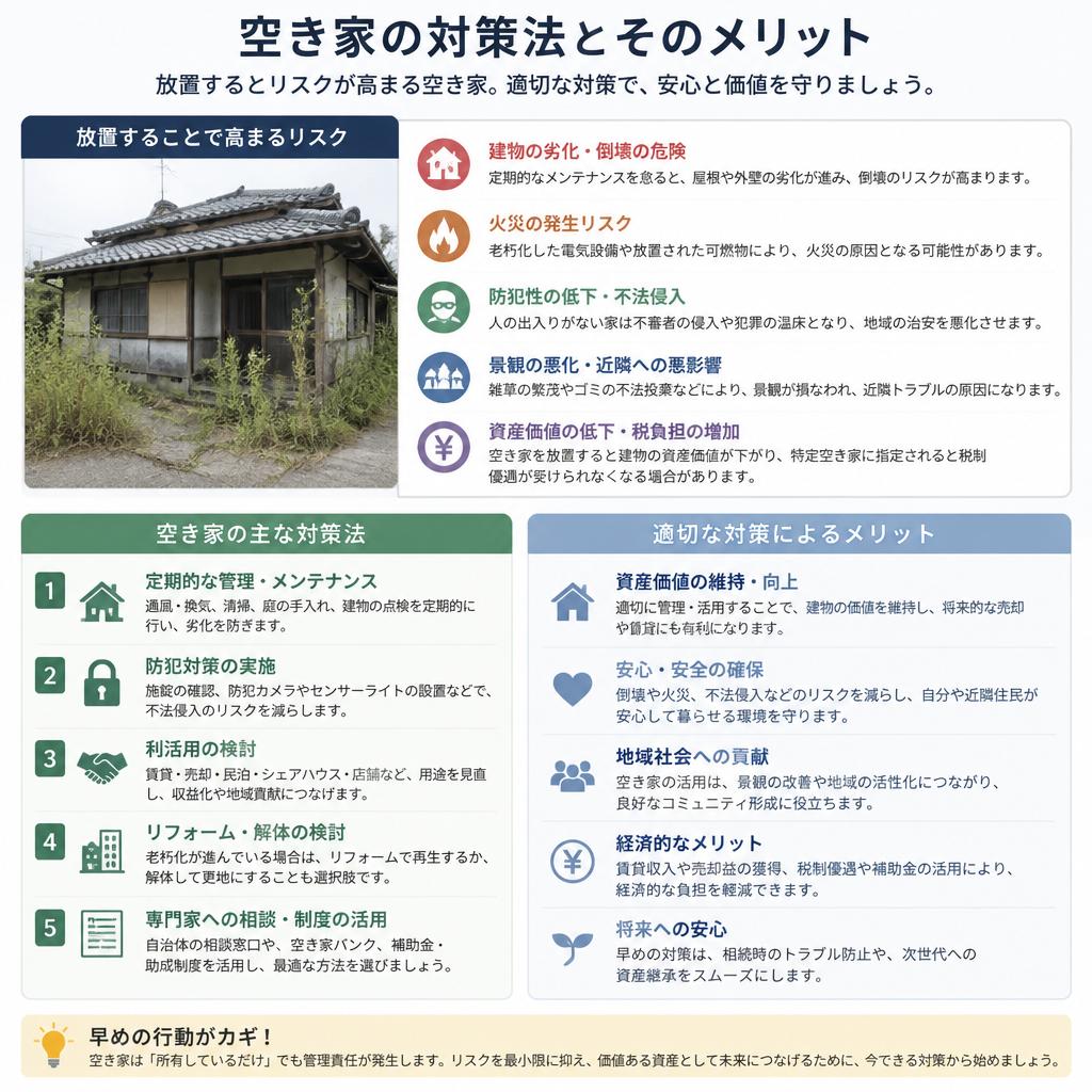 空き家対策の必要性とメリット