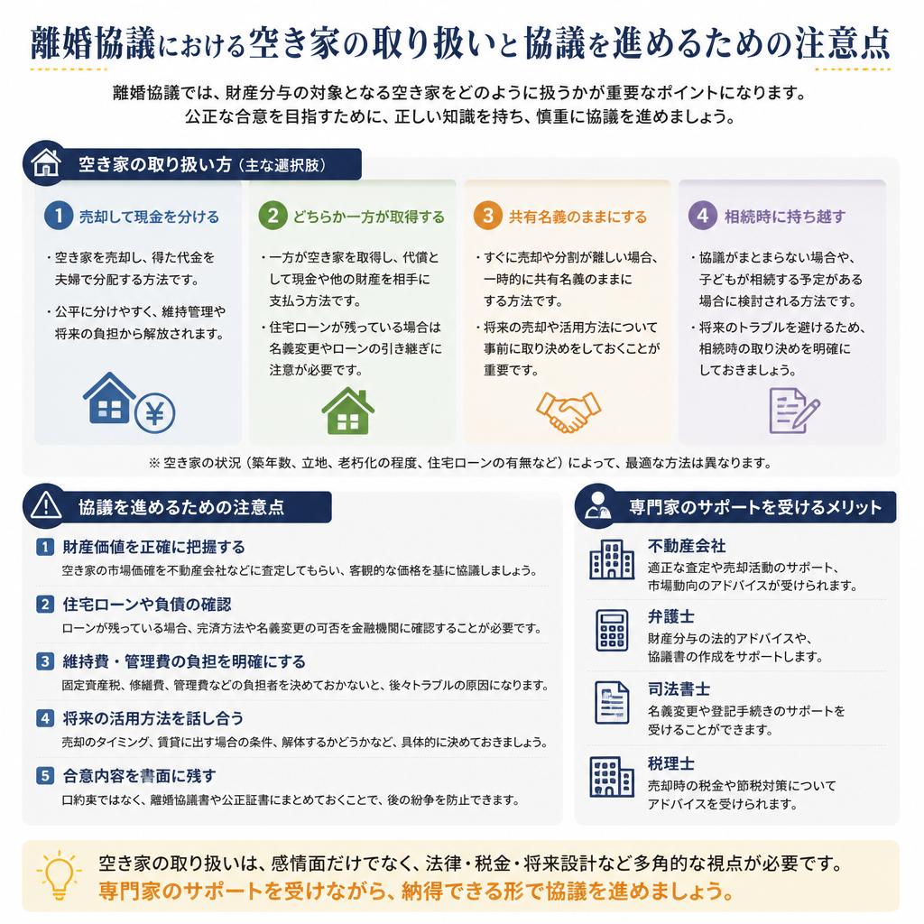 離婚協議でのポイント