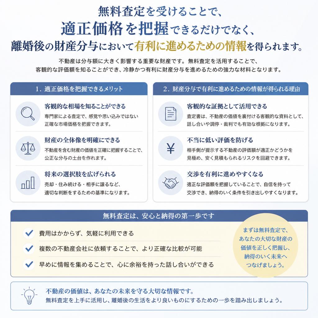 2. 無料査定で得られるメリット