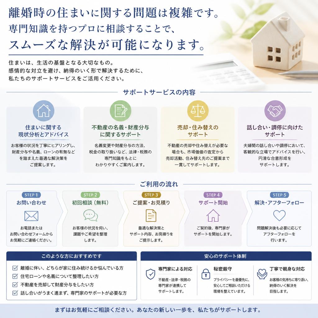 専門家によるサポートサービス