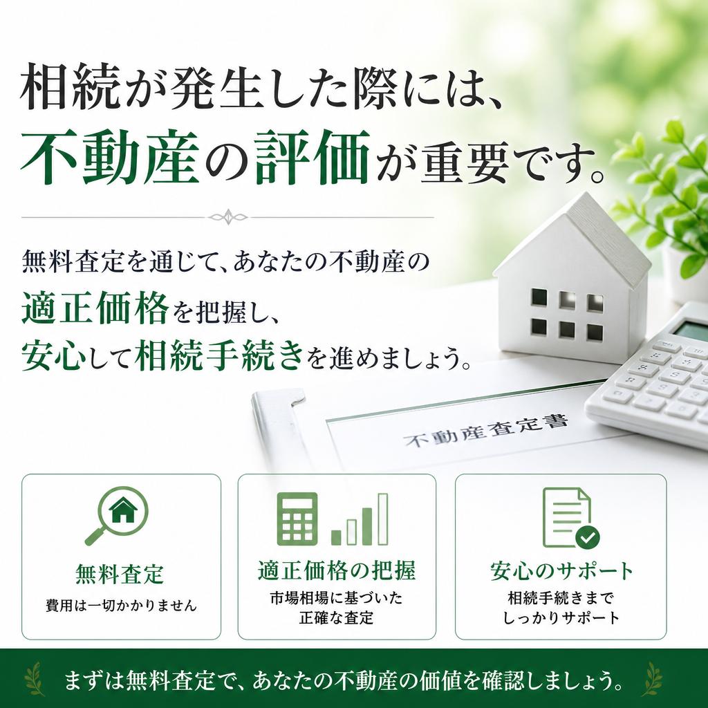 無料査定でまずはあなたの不動産を評価