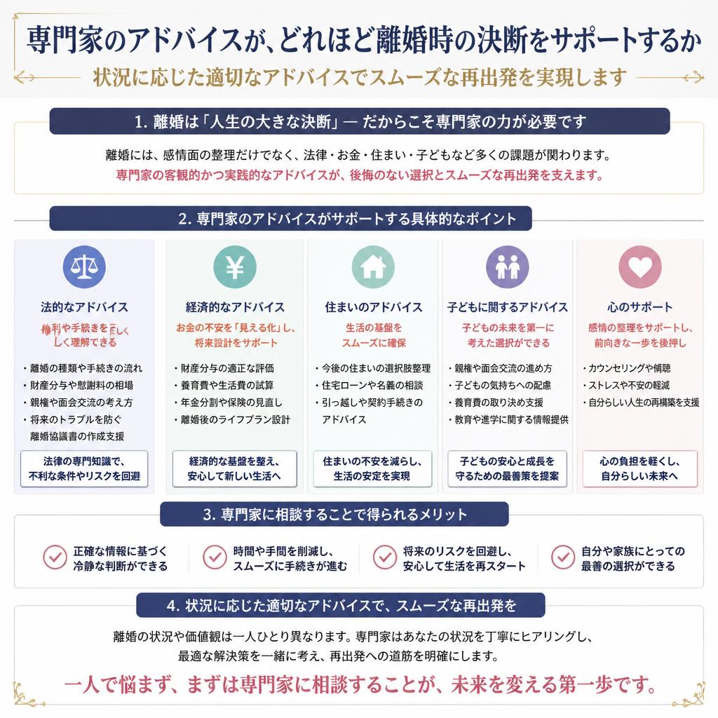 専門家に相談するメリット