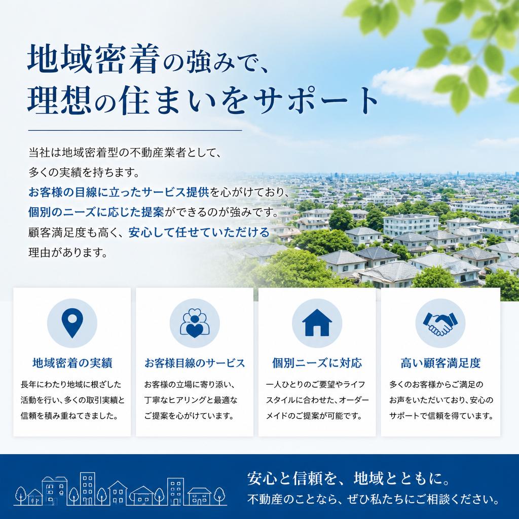 安心して任せられる理由とは？