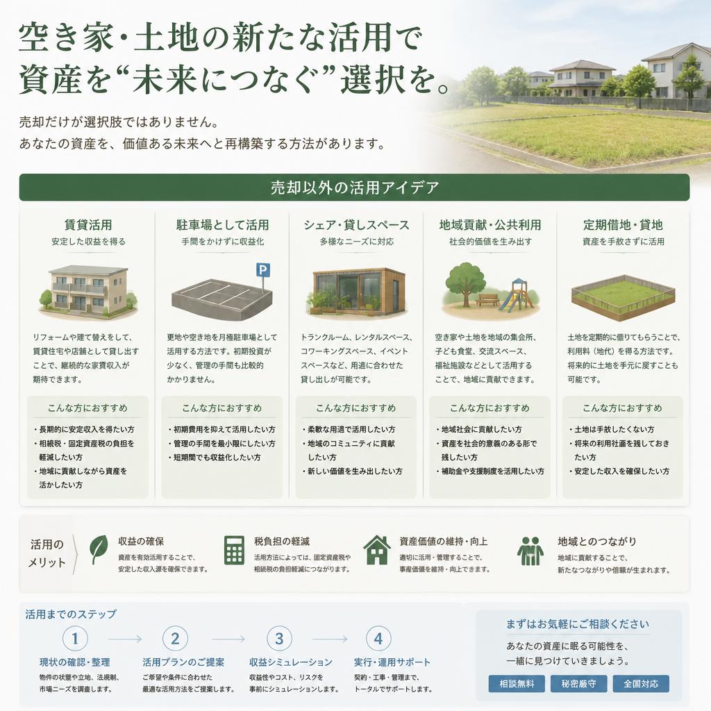 新たな活用法の提案、あなたの選択肢を広げる