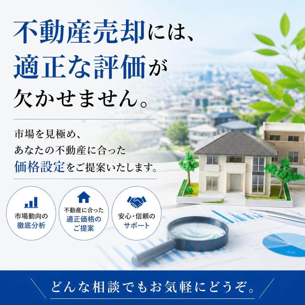 不動産評価と適正価格の提示