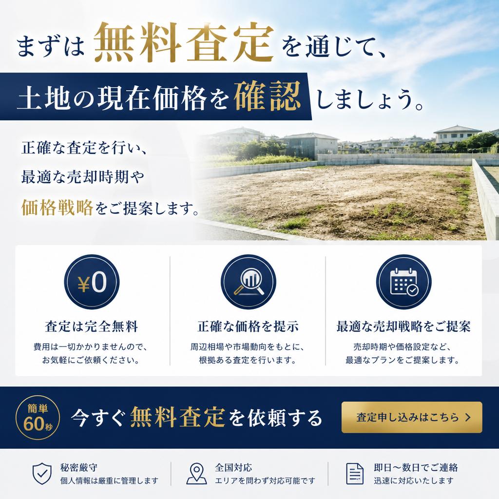無料査定で土地の価値を把握