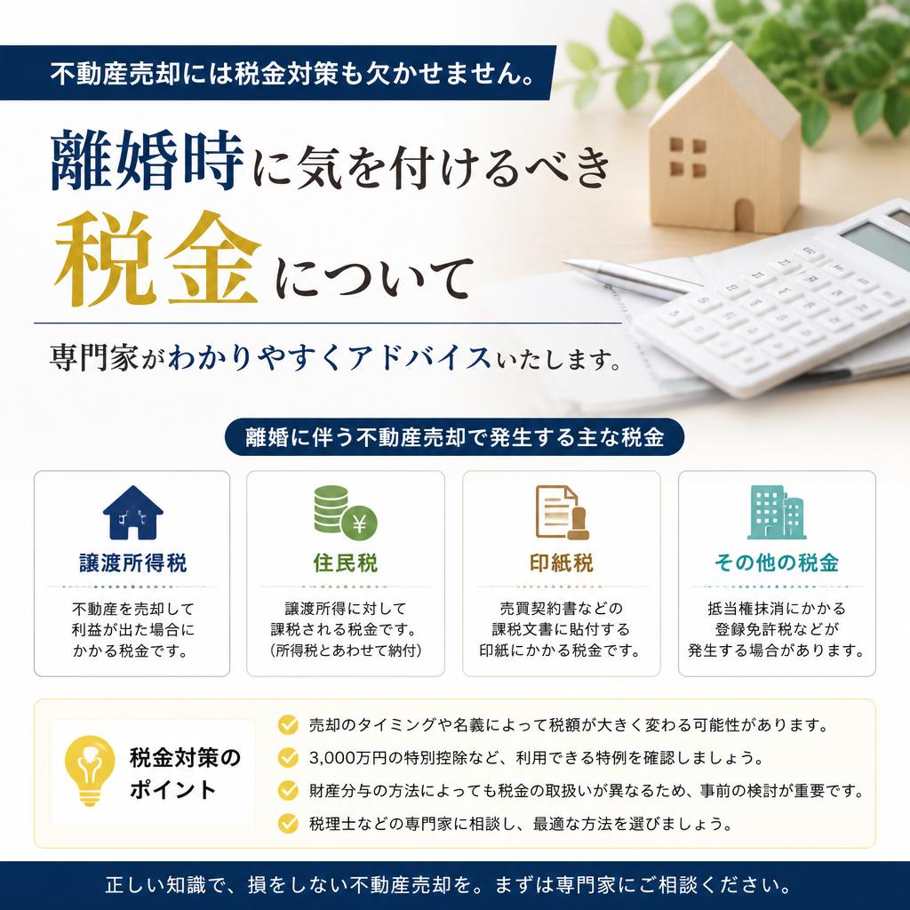 賢い税金対策で安心して売却