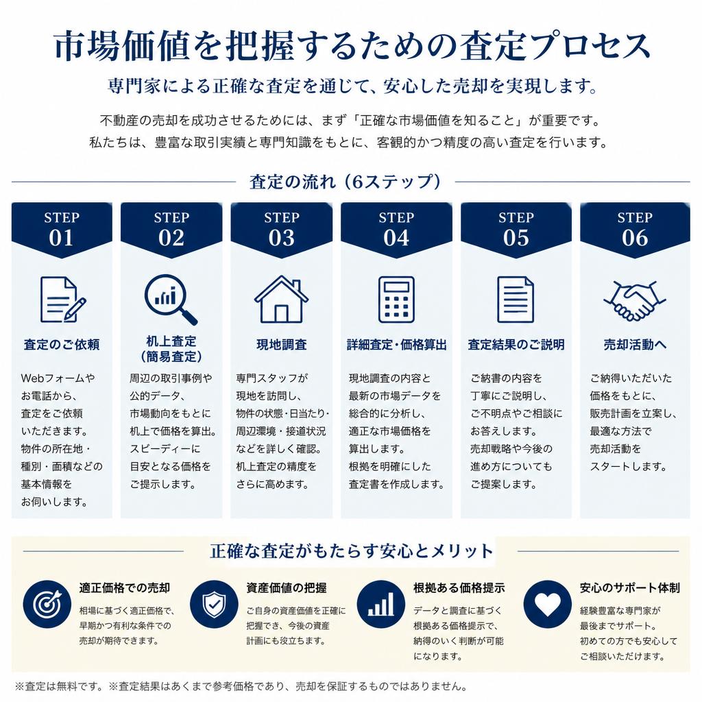 不動産査定の重要性とその流れ