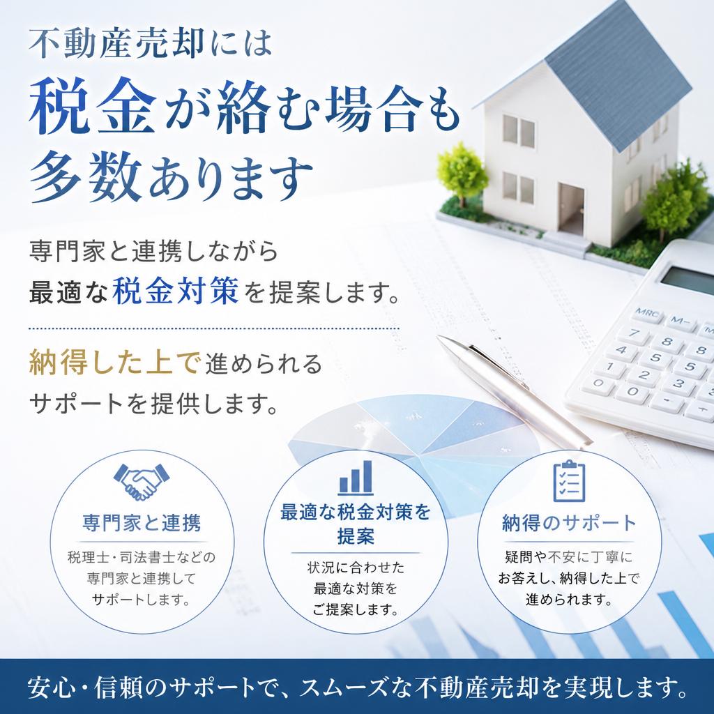 税金対策も万全に