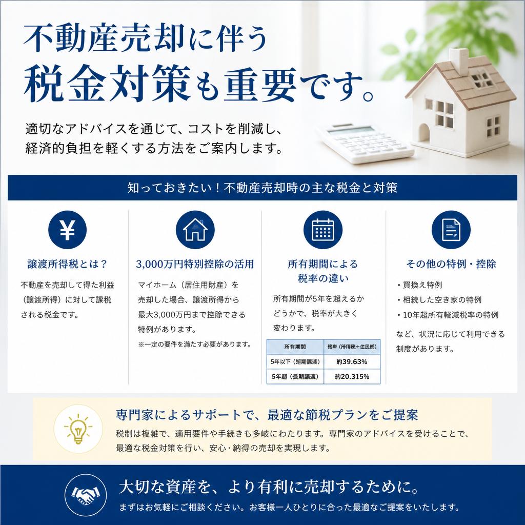 税金対策のアドバイス