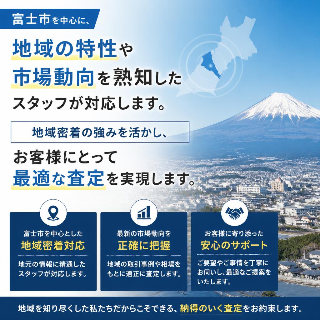 地域密着での信頼性