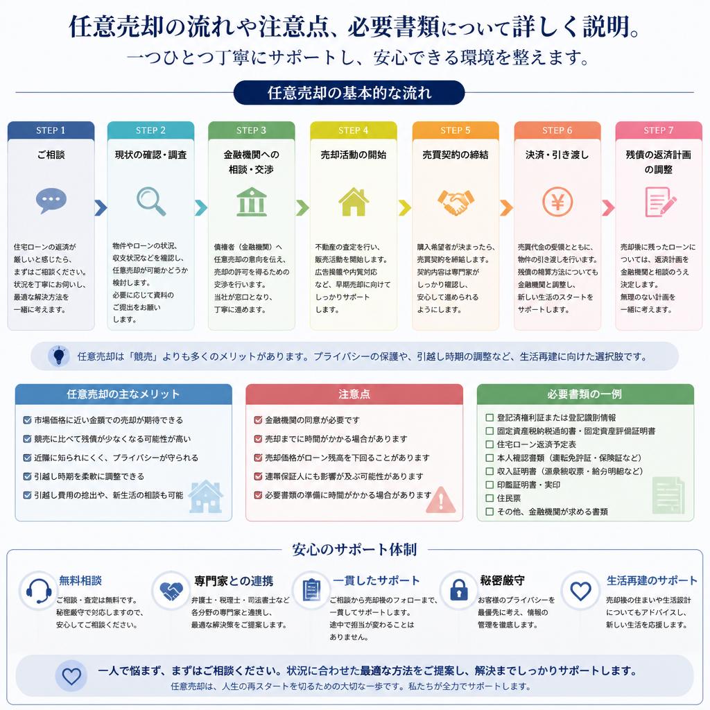 安心して任意売却を進めるために