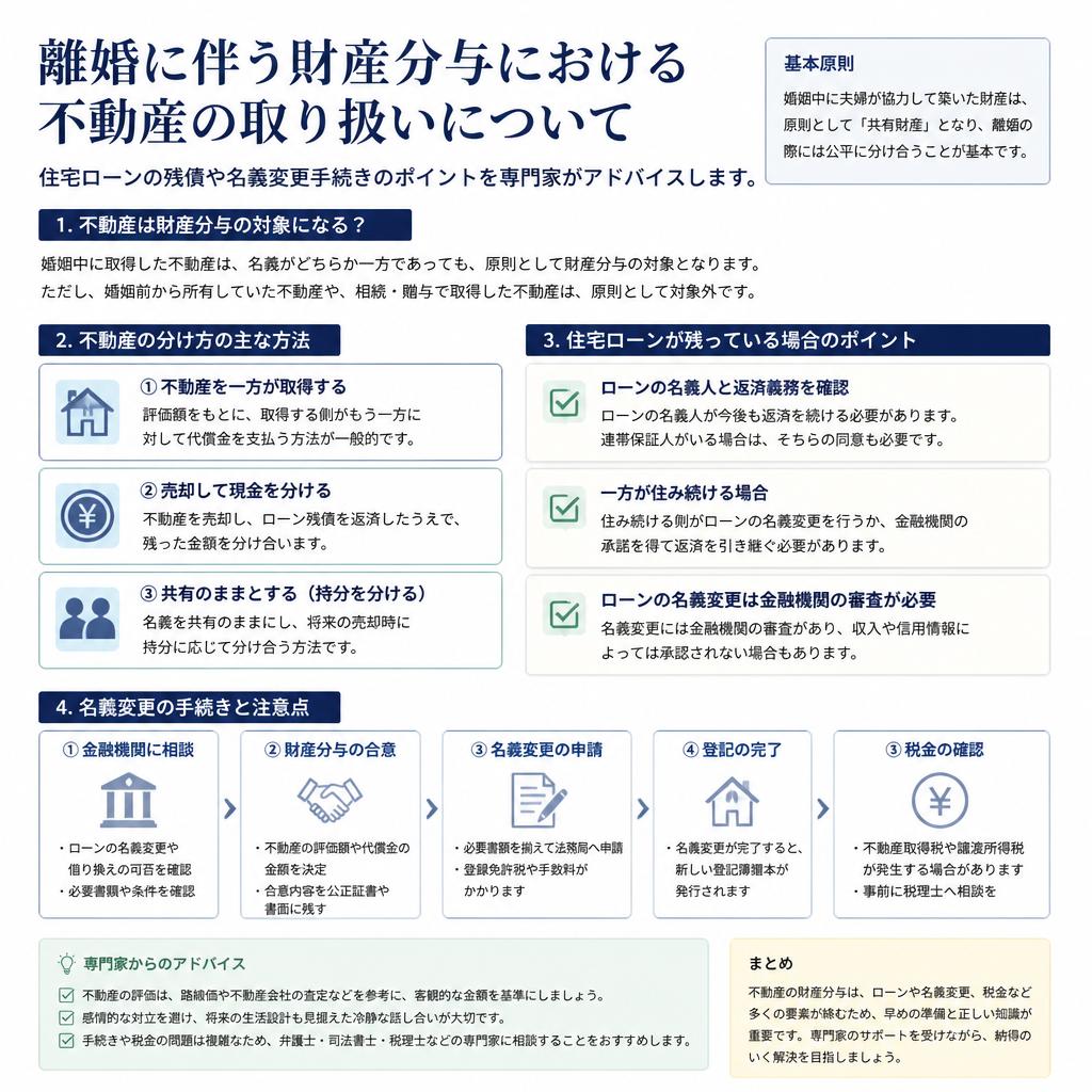 離婚時の不動産処理