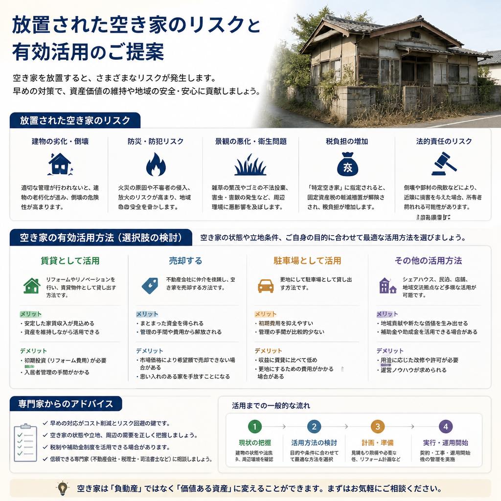 空き家対策と活用方法