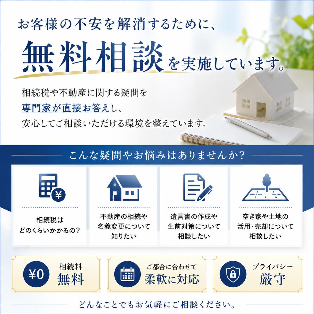 無料相談での初期サポート