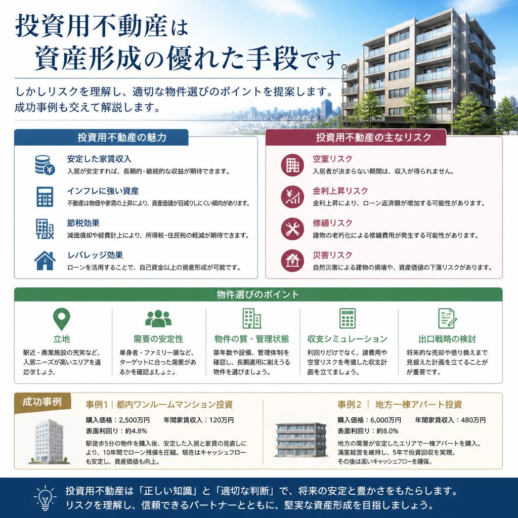 不動産投資の魅力とリスク管理