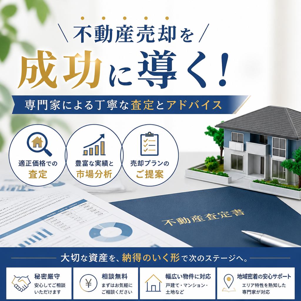 不動産売却を成功に導く！専門家による丁寧な査定とアドバイス