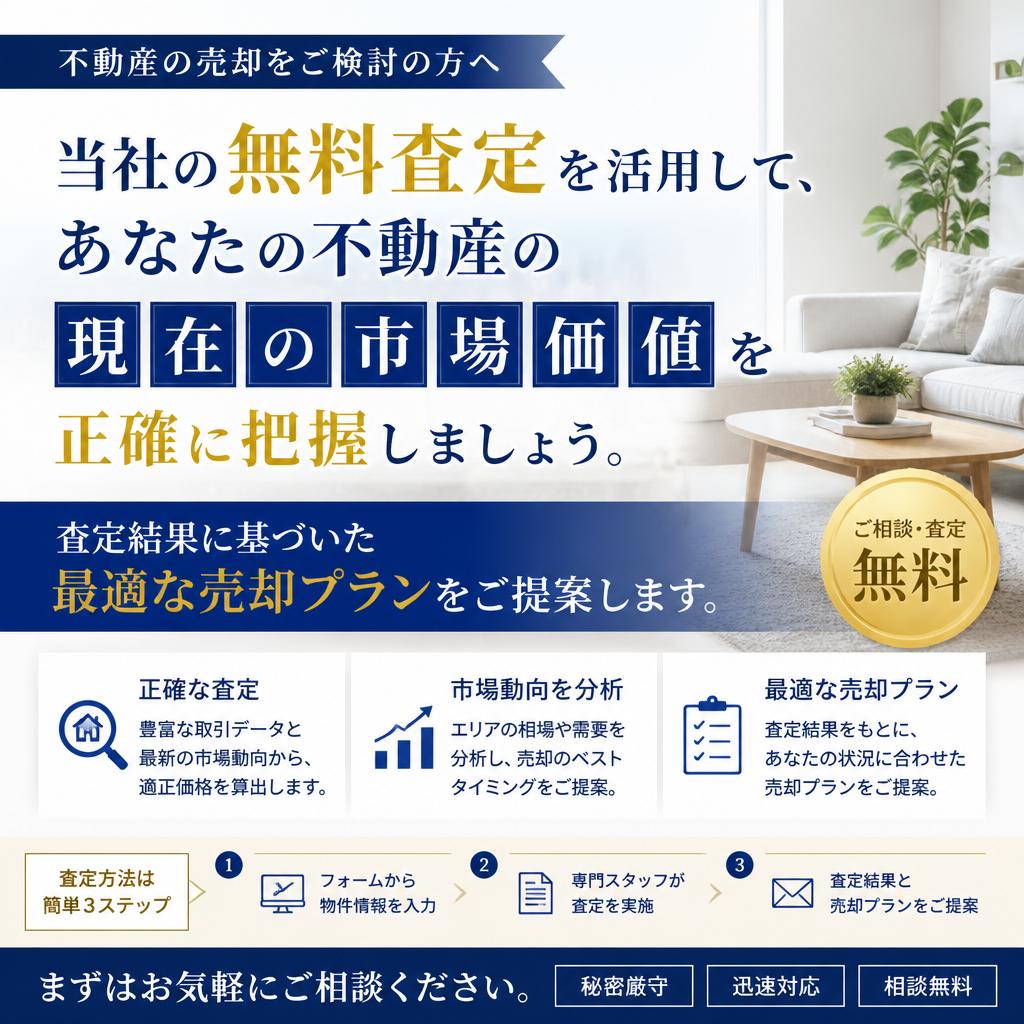 無料査定で市場価値を把握