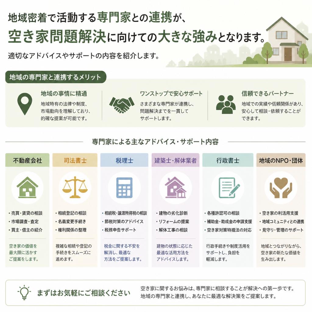 専門家に相談するメリット