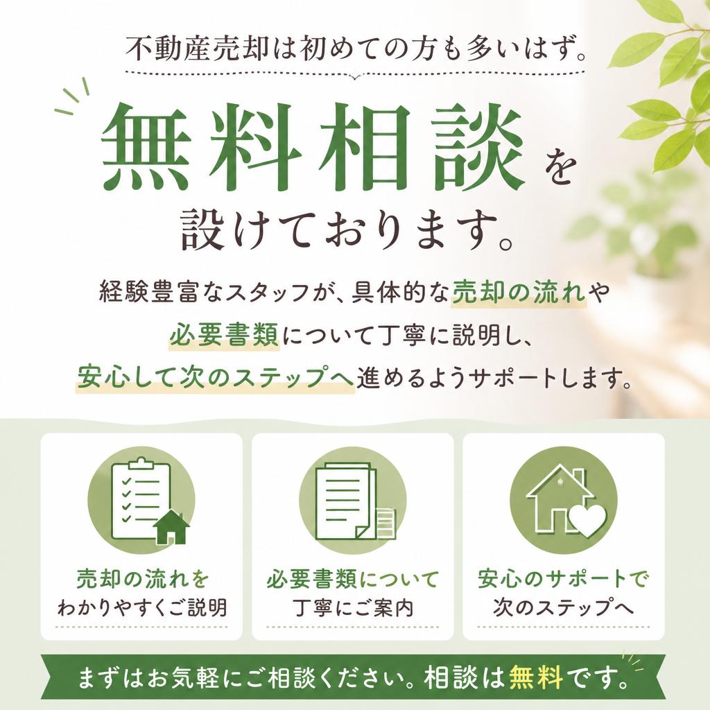 無料相談で不安を解消！