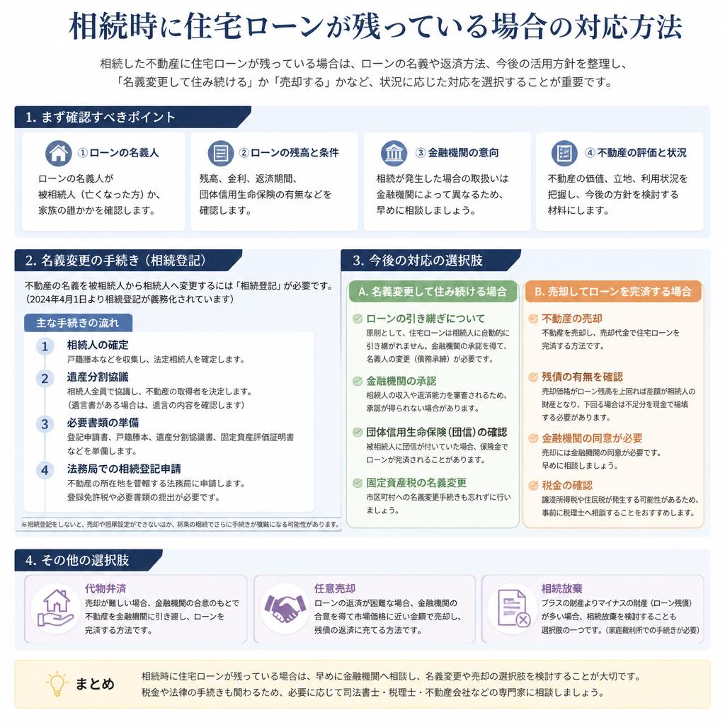 住宅ローンの管理と相続