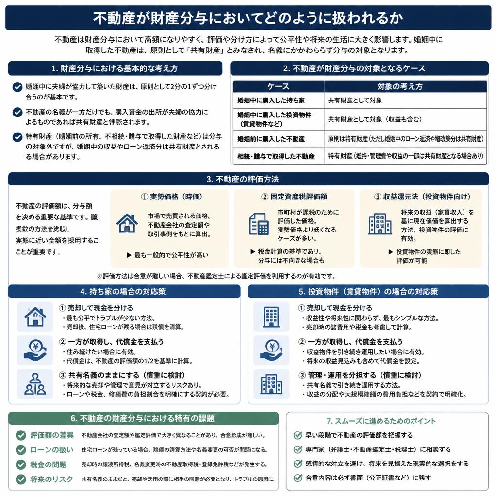 不動産の場合の財産分与