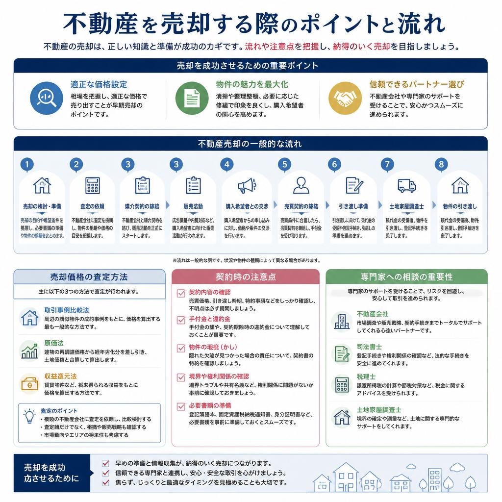 スムーズな不動産売却のポイント