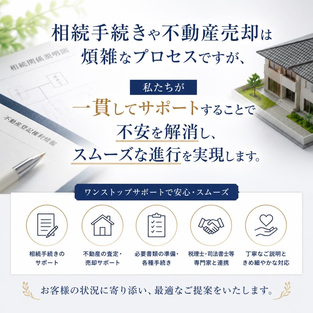 スムーズな遺産分割を実現