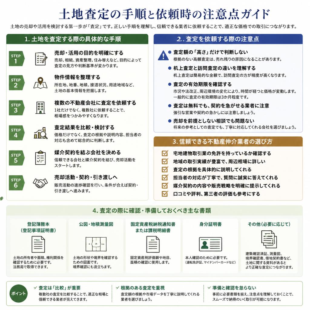 査定の流れと注意点