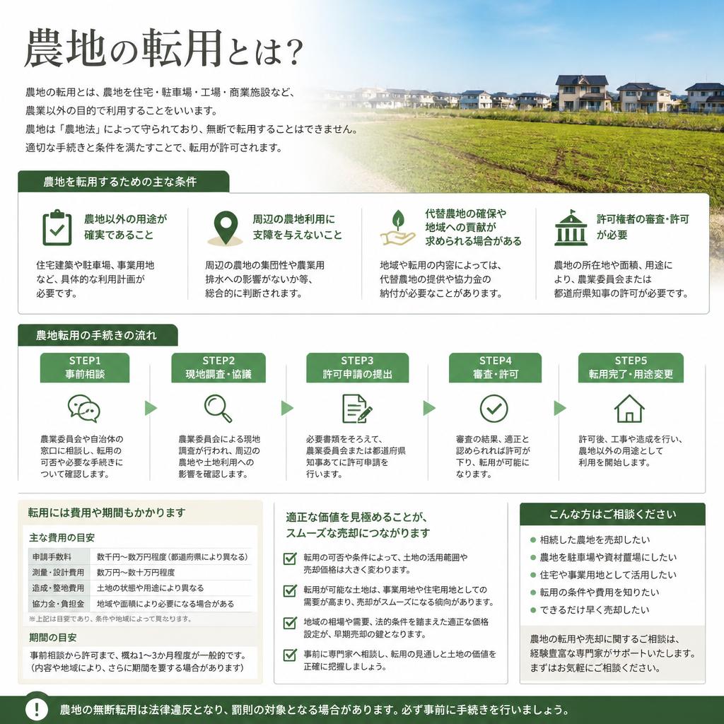 農地転用とは？