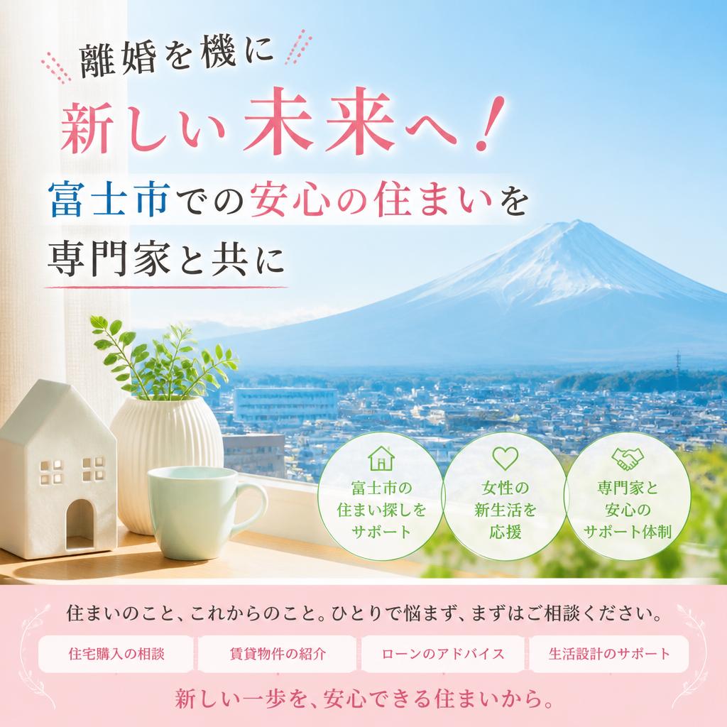 離婚を機に新しい未来へ！富士市での安心の住まいを専門家と共に
