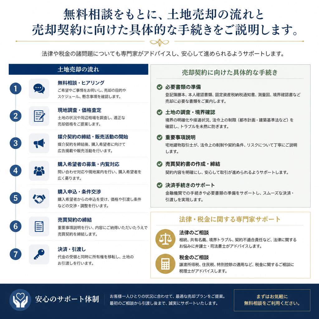 2. 売却契約までの流れと注意点