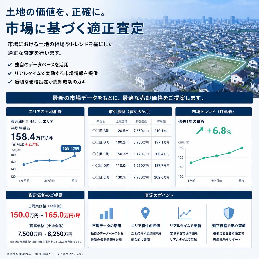 3. 適正な相場査定で土地の真の価値を把握
